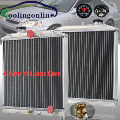 Radiator 4 Row fit 1992-2000 HONDA CIVIC EG EK/DEL SOL INTEGRA b16 b18 d15 d16