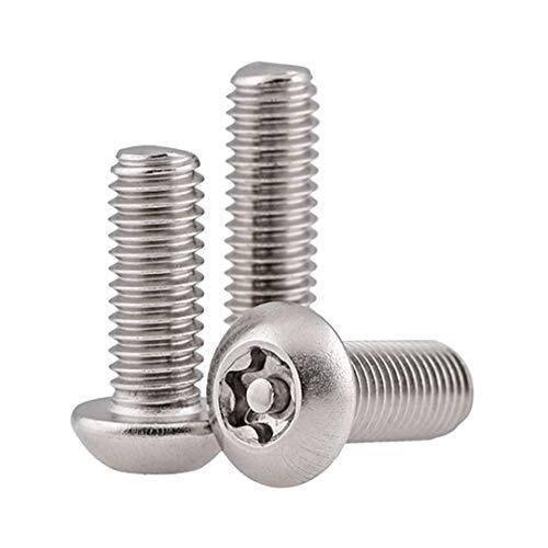 BOZONLI Viti a Macchina Torx Bulloni a Testa Tonda Viti Bulloni Inox, (P7p)
