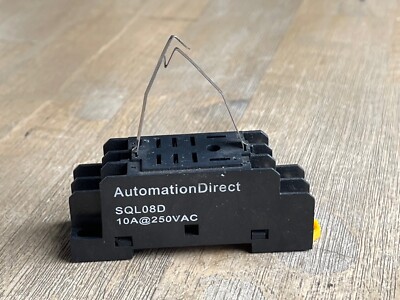 AUTOMATION DIRECT SQL08D RELAY SOCKET BASE 10A 250VAC 8 PIN