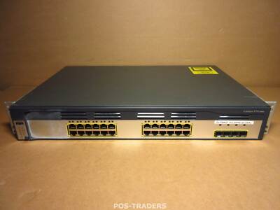 Cisco WS-C3750G-24TS-S V07 3750 Gigabit 24x 10/100/1000+ 4x SFP Network Switch