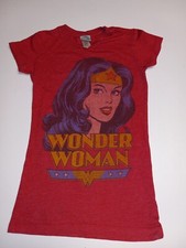 Vintage DC Comics Original Wonder Woman Red Womens T-shirt Size Juniors Small