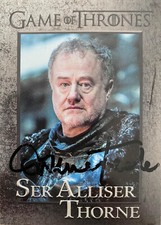 Owen Teale &middot; Game of Thrones &middot; Ser Allisar Thorn &middot; Sammelkarte &middot; Autogramm