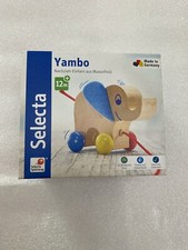 Selecta Świat małych dzieci Yambo Dociąg Słoń Zabawka na kółkach Drewniana zabawka 62000