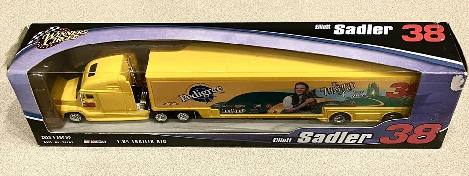 🏁Winners Vintage 2004 Circle Elliott Sadler #38 Wizard Of OZ Trailer ...