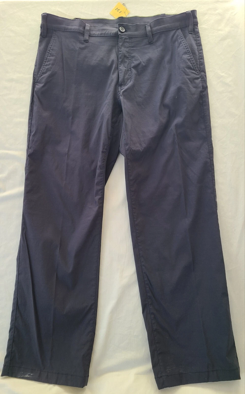 Eddie Bauer Pants Mens Size 36x30 Hiking Outdoor Stretch Travex Navy Nylon