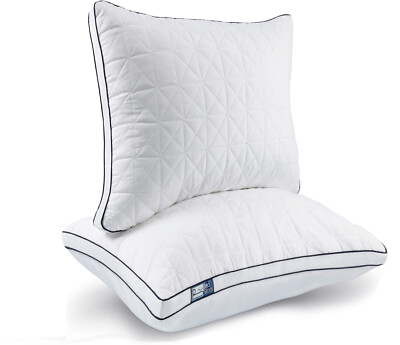 Kopfkissen 40x80 Hart Schlafkissen 80x80 Mit Reißverschluss BedStory 2er Set Microfaser Kopfkissen Set