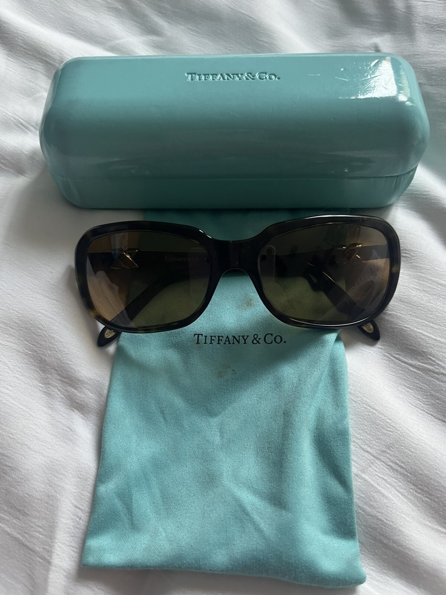 Tiffany & Co. Tortoise Shell Sunglasses and Case VTG Tiffany & Co. Prescription Sunglasses, Case & Box  main image 4