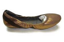 Cole Haan Women's Zerogrand Stagdr Bal Ballet Flat, Bronze Dot Print 6.5 B US