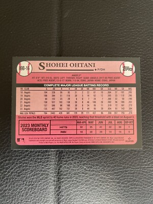 2024 Topps Series 1 1989 35th Anniversary Shohei Ohtani L.A.