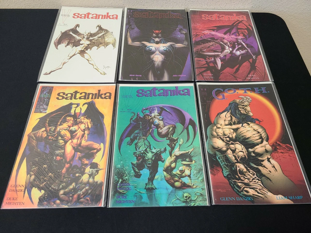 6 Verotik Comics Satanika 1 Bisely cover Satanika + G.O.T.H. Glenn Danzig  COMIC | eBay