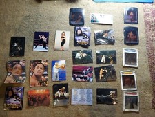 Wwf Wrestling Card And Stickers Lot Bad Shape 