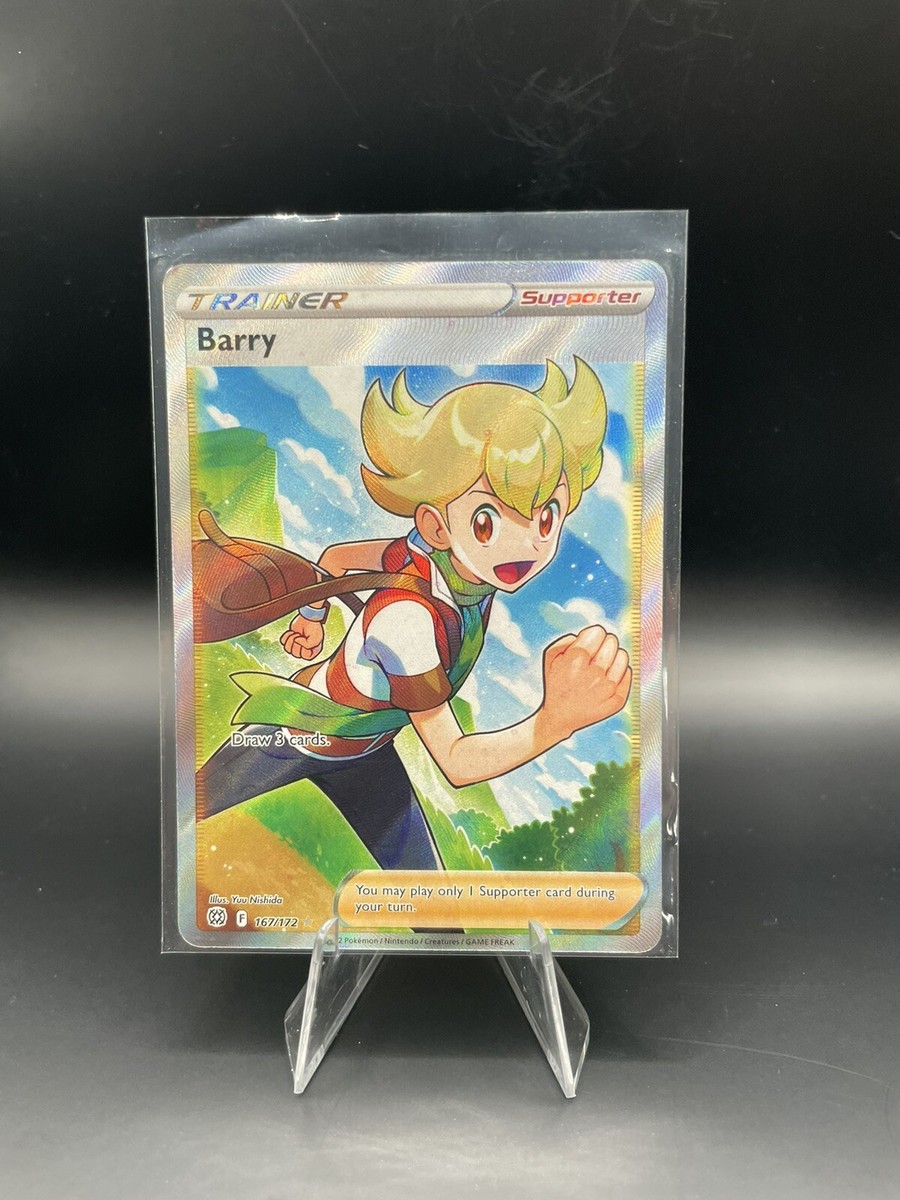 barry pokemon card Barry 167/172 - Brilliant Stars - Ultra Rare Pokemon Card