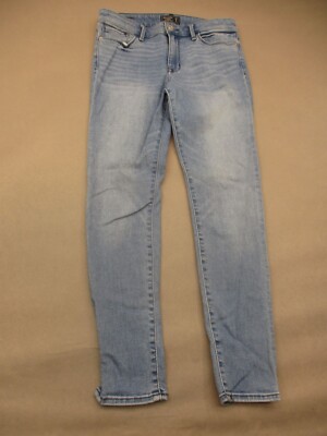 Abercrombie&Fitch Size 27 Women Blue Cotton Blend Zip Fly Super Skinny Jeans 981
