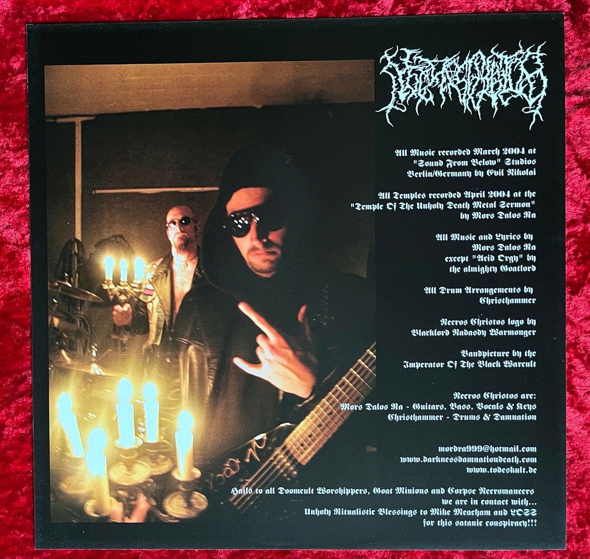 レア！NECRO 2LP Ministry - Live Necronomicon (Limited Edition Splatter Vinyl
