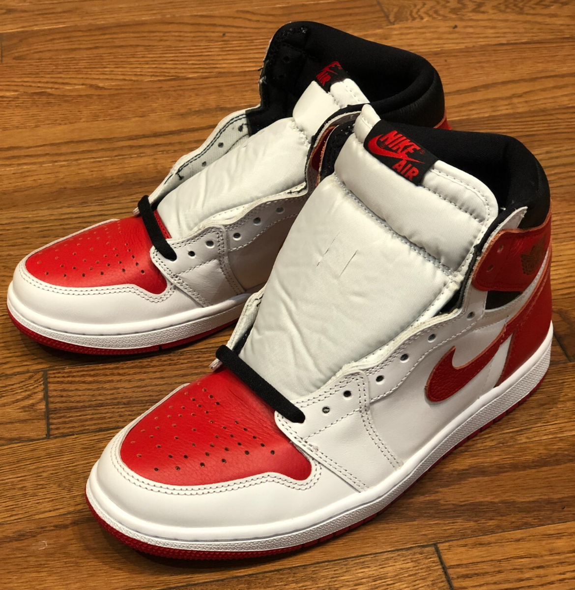 靴 Nike GS Air Jordan 1 High OGWhite Cement Size 8.5 - Air Jordan 1 Retro OG High White Cement for sale