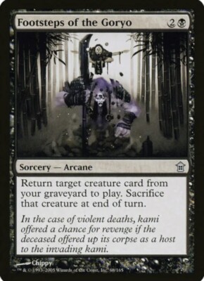 Footsteps of the Goryo    Saviors of Kamigawa Card - MTG - English - NM