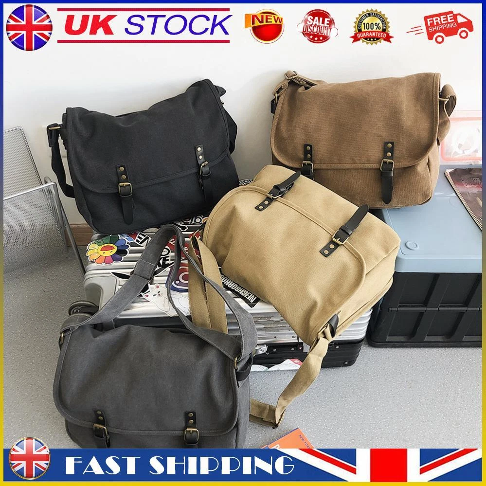 Canvas shoulder bag best sale sale