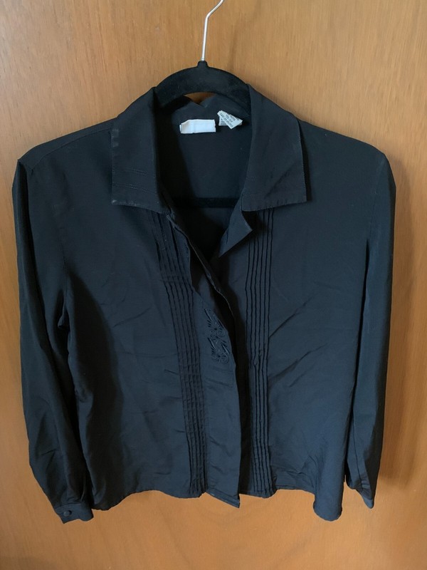 Black blouse, Just for Petites, 6P