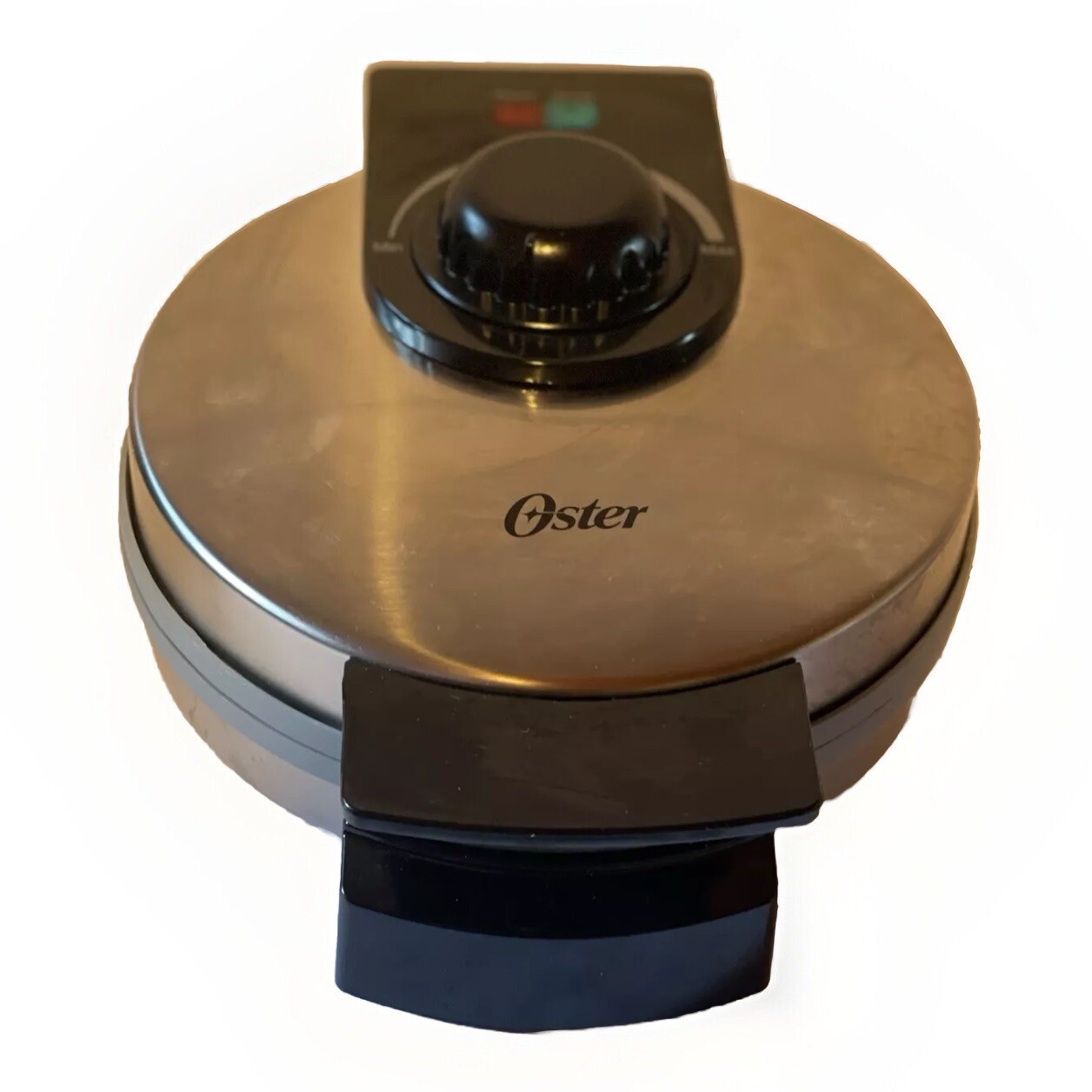 Oster Waffle Maker Stainless Steel Non Stick Belgian Waffle Tested-image