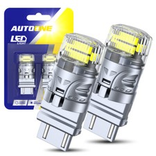 AUTOONE 3157 3156 3057 4157 LED Reverse Brake Turn Signal Light Bulb 6000K White