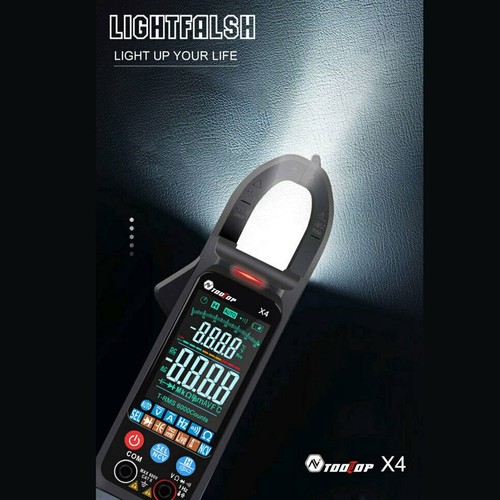 Digital Clamp Meter Color Large Screen Full Function AC Voltage Smart Multimeter - Picture 4 of 11