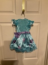 Disney Pixar Monsters Inc Sulley Costume Hooded Dress Toddler Size 12-18 Months