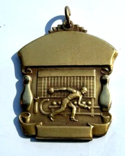 Vintage Goldtone 1948 Bowling Award Pendant Bubs HI-3 Series