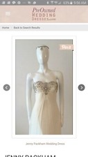 JENNY PACKHAM BRIDGERTON REGENCY STYLE WEDDING DRESS SZ 8
