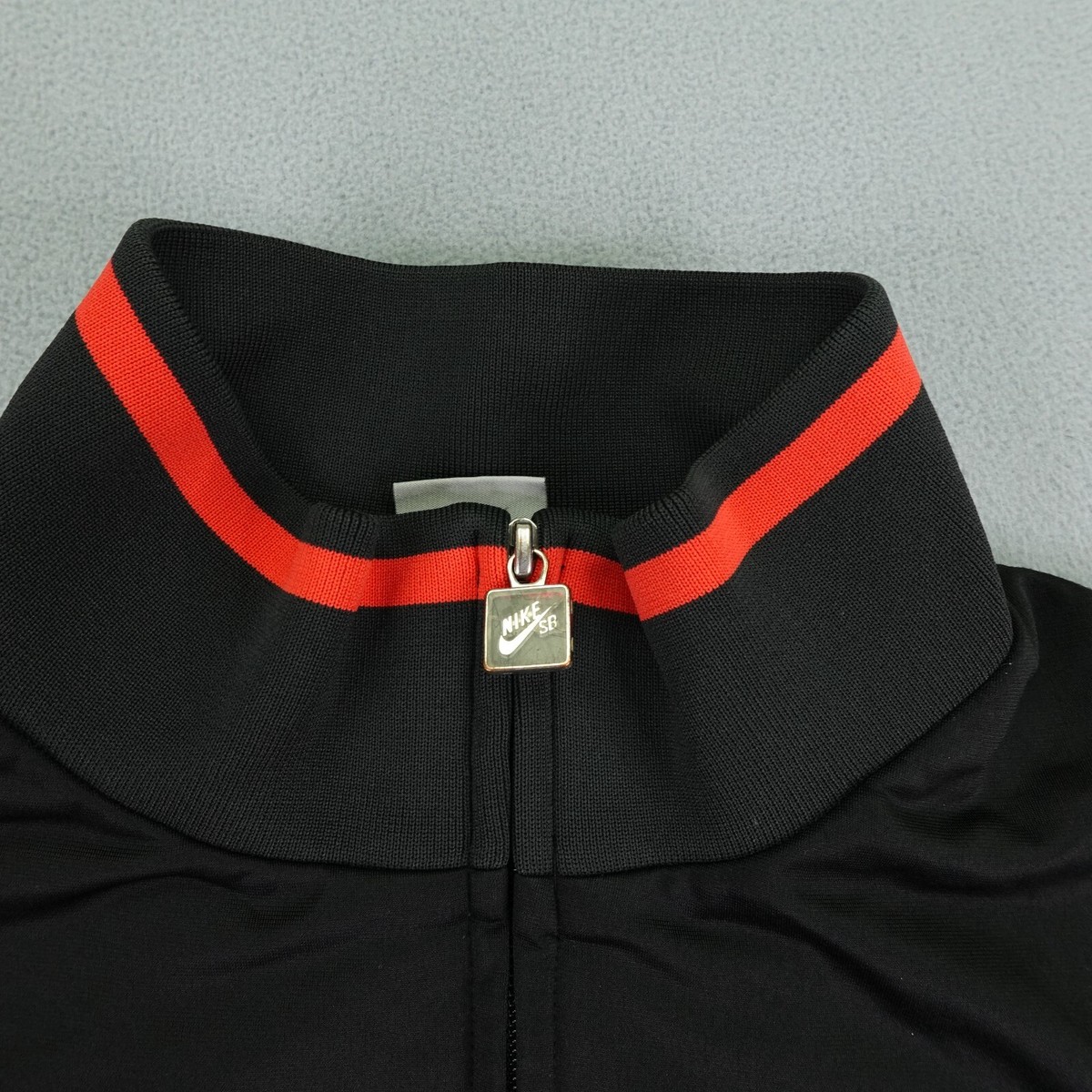 Nike Jacket Mens Large Black Red Track Coat Full Zip Up Nike Jacket Mens Large Black Red Track Coat Full Zip Up