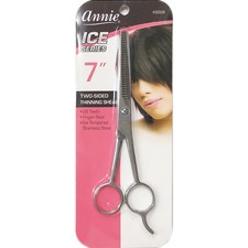 ANNIE 7" ICE TWO SIDED HAIR THINNING SHEAR STAINLESS STEEL 5028 SCISSORS