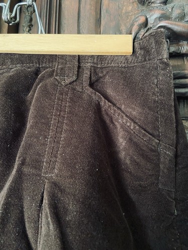 Gap Kids Girl’s Dark Brown Corduroy Skirt 16 Lined Full Western Style Pleats - Picture 6 of 7