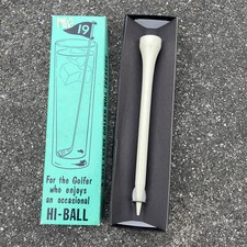 For The Golfer Who Enjoys An Occasional Hi-Ball Novelty Golf Tee in Box