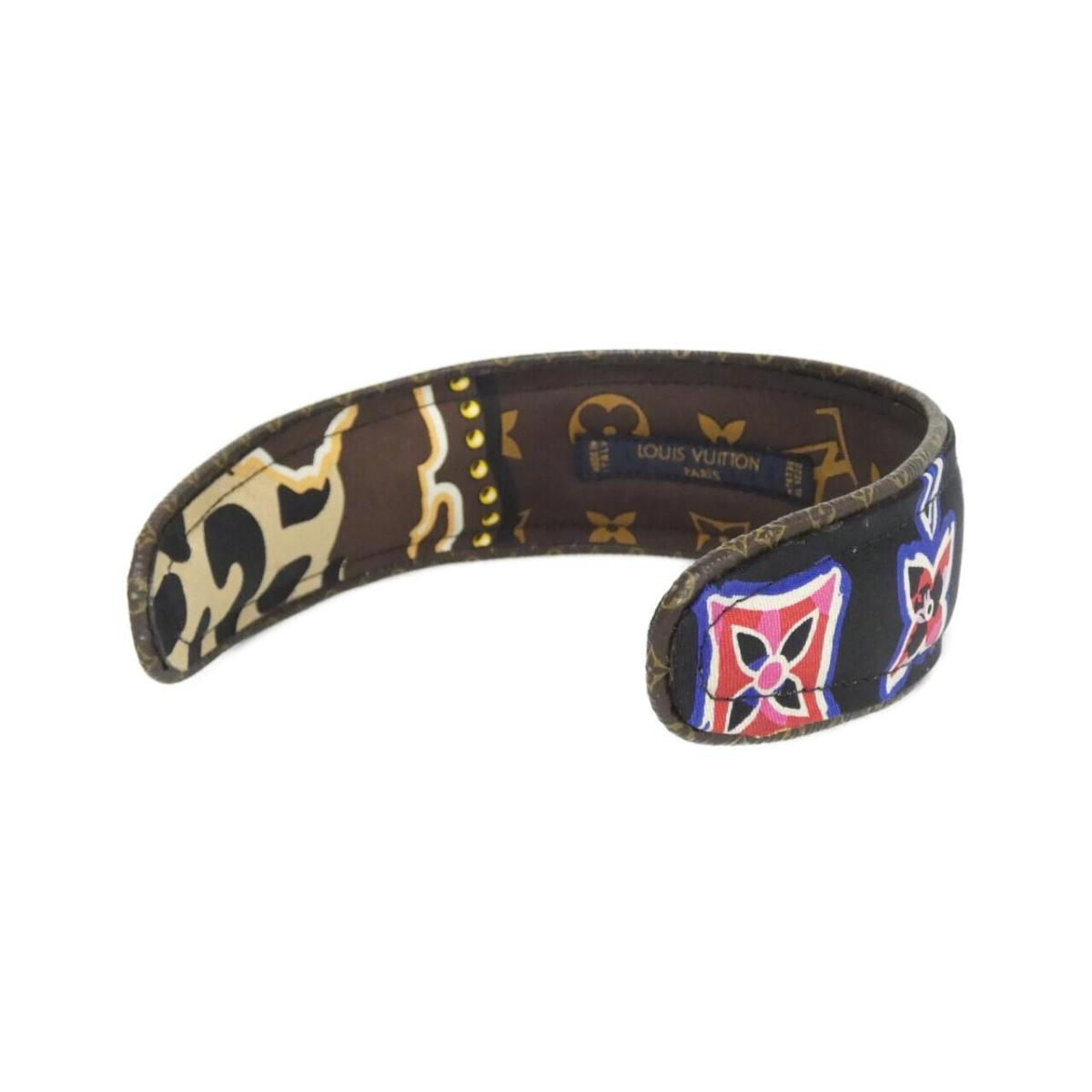 LOUIS VUITTON Be Mindful Headband Silk Black Multicolor Women | eBay