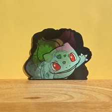Bulbasaur, Ivysaur,  Venusaur Pokemon 3D Anime Lenticular Peeker Sticker Decal