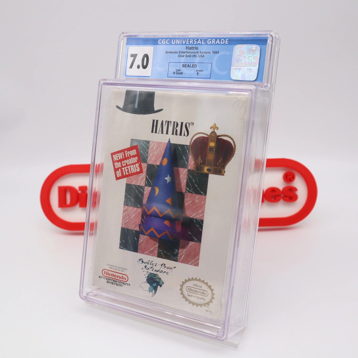 Hatris RARE Fun Nes Nintendo Game Like TETRIS for sale online