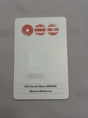 BTS ARIRANG WEVERSE GLOBAL DIGITAL ALBUM ONLY NO PCs KPOP BANGTAN