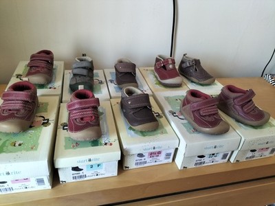 RESTPOSTEN 10 PAAR Start-Rite Kleinkind Jungen erste Schuhe NEU -b