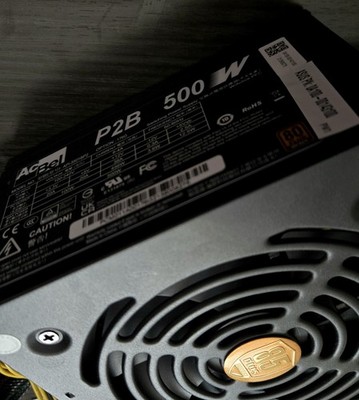 AcBel P2B 500W ATX Power Supply Unit 80 PLUS Bronze 20+4 Pin Black