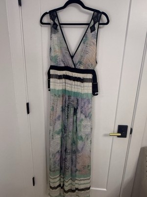 Roberto Cavalli Vintage Sleeveless V-Neck Maxi Dress, Size 10