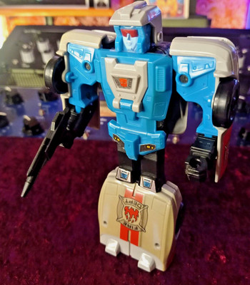 Vintage G1 Transformers Headmaster Fire Chief ''Siren'' Rare  80's 