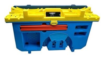 Hot Wheels Track Builder Unlimited-Rapid Launch Builder Box & Track Set - READ