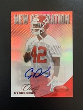 2012 Panini Certified - New Generation Cyrus Gray #262 Mirror Red Signatures...