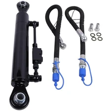 Hydraulic Top Link Cat 2-2 with Locking Block 22 3/8"-33 1/2 with 2x Hose 2-Way