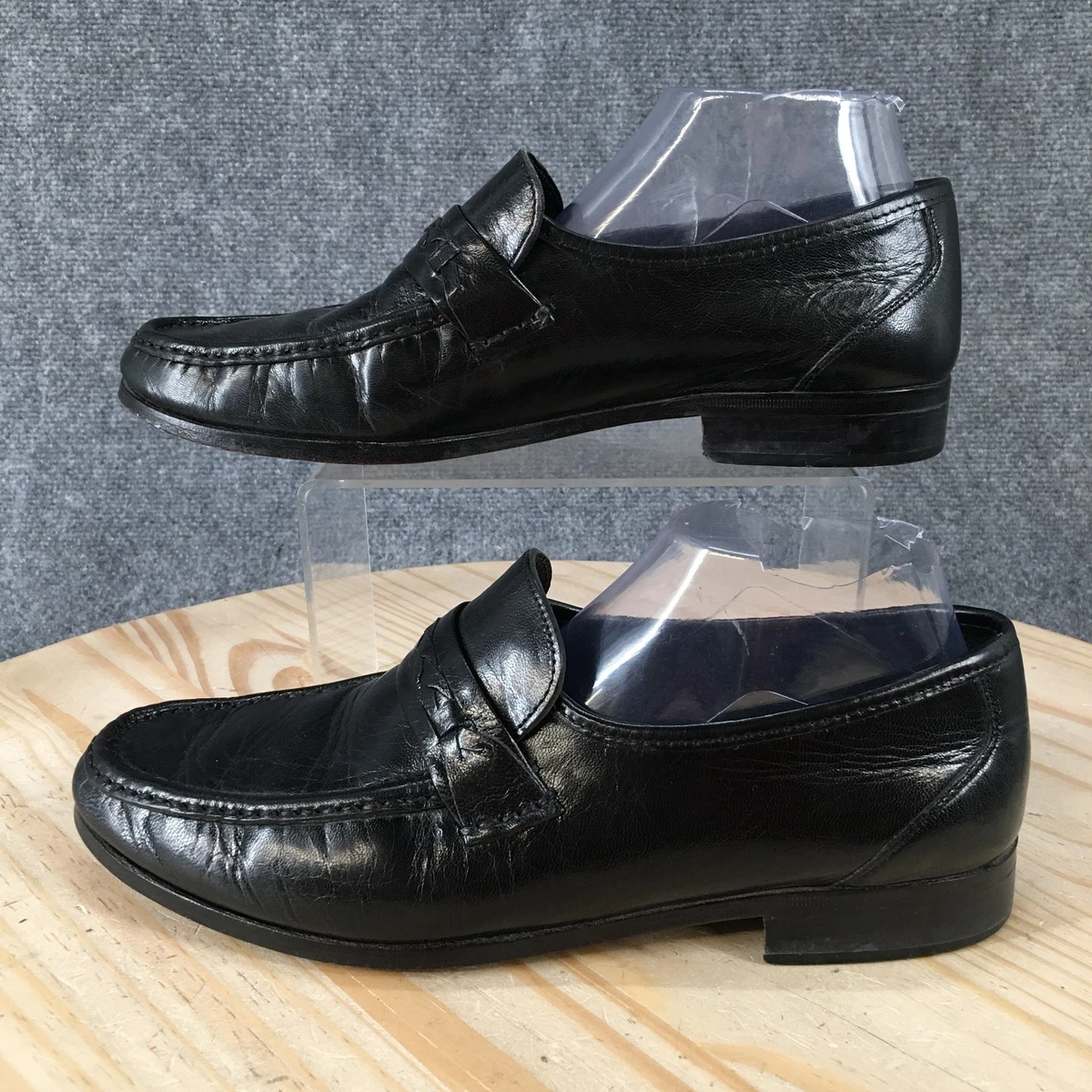 Towncraft Classic Black Tassel Loafers Men\'s Dress Shoes Size 11 D New Ferro Aldo Men main image 3