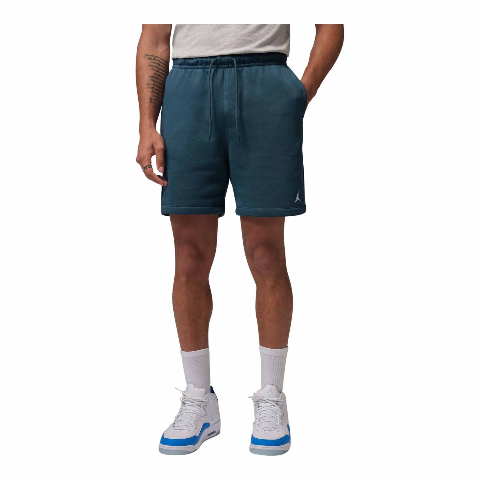 MENS JORDAN BROOKLYN FLEECE SHORTS FV7285-464-SIZE M 8590₽