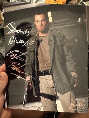 Adam Baldwin signed 10x8 Autogramm Foto - Firefly - SERENITY - JAYNE