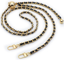 51" DIY Iron Chain Strap for Purse Handbag Shoulder Crossbody Bag Straps with M