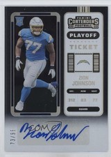 2022 Panini Contenders Rookie Playoff Ticket 73/99 Zion Johnson #150 Auto 1ca6