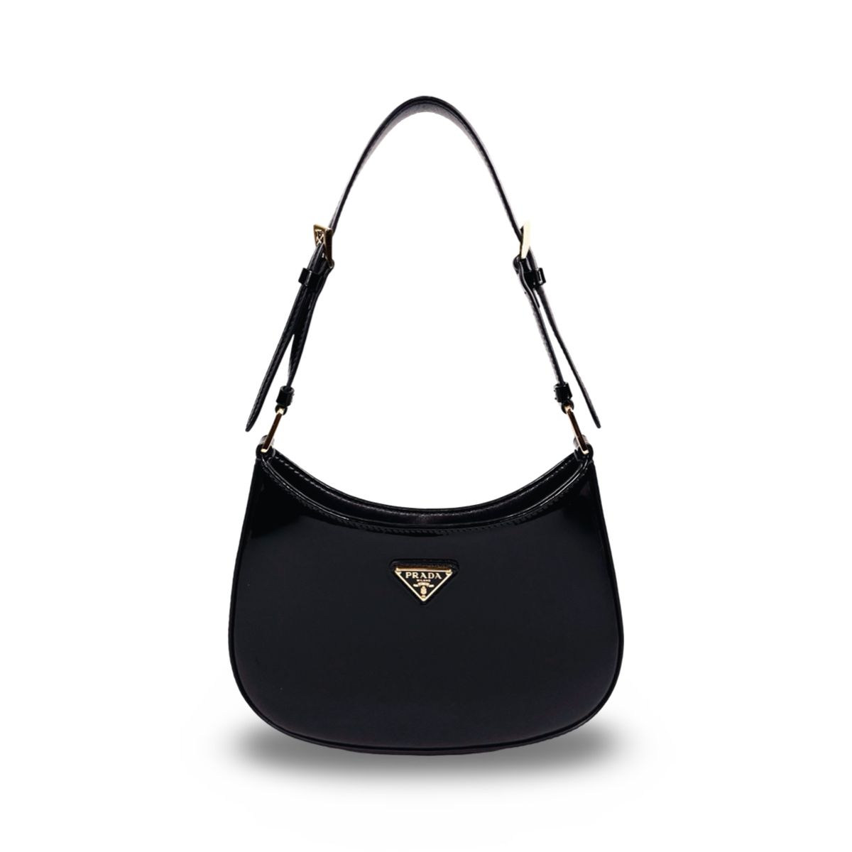 Prada Patent Leather Cleo Shoulder Bag | eBay