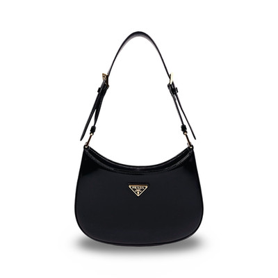 Prada Patent Leather Cleo Shoulder Bag